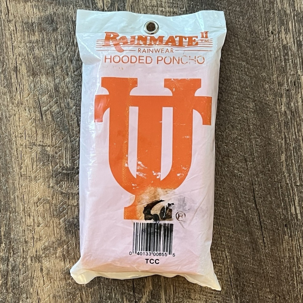 VTG University Of Tennessee Volunteers Rainmate II Hooded Poncho One Size Taiwan